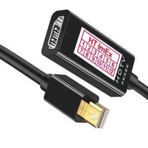 Mini Displayport zu HDMI Adapter 4K Mini DP auf HDMI Thunderbolt MacBook Pro/Air - Bild 1 von 12