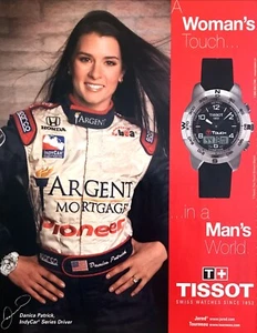 Reloj para mujer Danica Patrick Indy 2005 conductor foto Tissot de colección anuncio impreso - Imagen 1 de 1