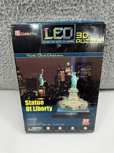 Freiheitsstatue Puzzle LED 3D 37 Teile CFL505H Daron Neu Versiegelt - Bild 1 von 9