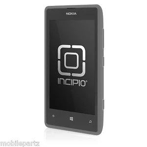 Incipio Grey Impact Resistant Soft Gel Case for Nokia Lumia 520 525 Retail Boxed - Picture 1 of 3