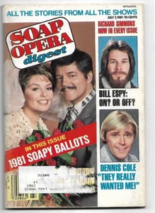 SOAP OPERA DIGEST~JULY 7 1981 - Picture 1 of 1