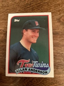 1989 Topps - Twins Allan Anderson #672 - Picture 1 of 2
