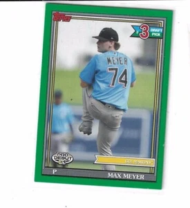 2021 Topps Pro Debut GREEN MAX MEYER MARLINS 57/99 - Picture 1 of 1