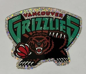 Pegatina vintage brillante/brillo de los Vancouver Grizzlies - baloncesto de la NBA - Imagen 1 de 3