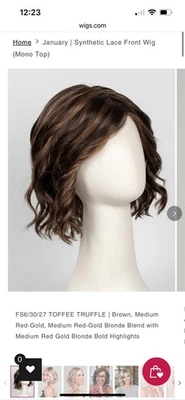 Jon Renau Wig January Edition Toffee Truffle Lace Front - Image 1 of 4