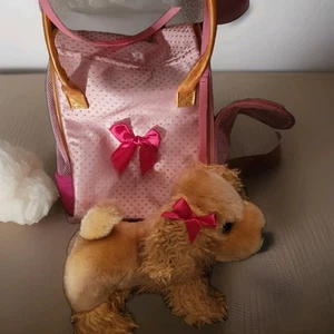 Pucci Pups Golden Dot Glam Bag Dog Carrier With Pup - Picture 1 of 8
