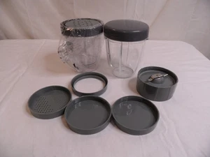 Genuine NutriBullet Flat Mill Blade with Extra Cup and Lid NB-BA005A-23 NEW - Picture 1 of 7