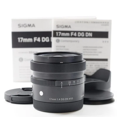 Sigma 17mm f/4.0 DG DN Contemporary Lens for Sony E Mount  [Top Mint] #179AA - Image 1 of 4