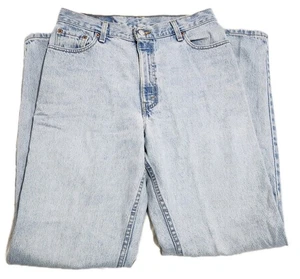 Pantalones de mezclilla vintage Levi's 550 calce relajado 12 L EE. UU. pierna cónica algodón años 90 MAMÁ - Imagen 1 de 10