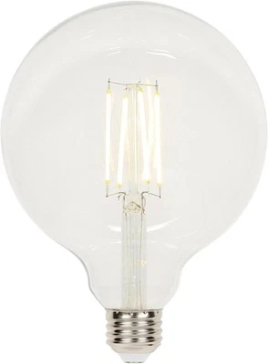 Westinghouse 5317500 6.5 Watt (60 Wt Equivalent) G40 Dimmable Clear Filament LED - Image 1 of 4