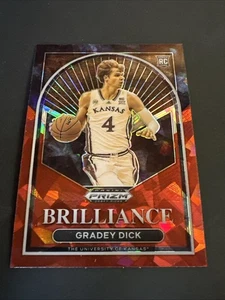 2023 Panini Prizm Draft Picks Gradey Dick Brilliance Red Ice #7 - Picture 1 of 10