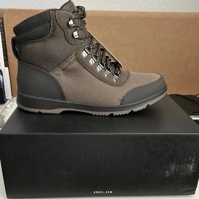 Botas híbridas Sorel Ankeny II para hombre marrón, impermeables, tácticas talla 8 Foto 1 de 4