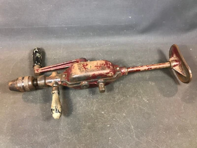 Ancienne chignole perceuse manuelle vintage outil ancien PWW made in Poland - Photo 1/4