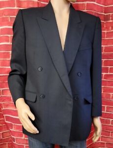 Vintage YVES SAINT LAURENT MADE IN France Men's Blazer suit Chest 44" #J