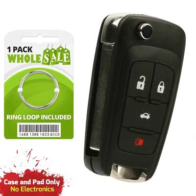 Replacement For 2012 2013 2014 Chevrolet Sonic Key Fob Remote Shell Case Foto 1 de 4