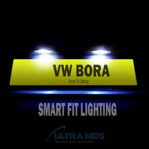 VW Bora Xenon White LED Number Plate / License Light Bulbs Upgrade *SALE* - Picture 1 of 6