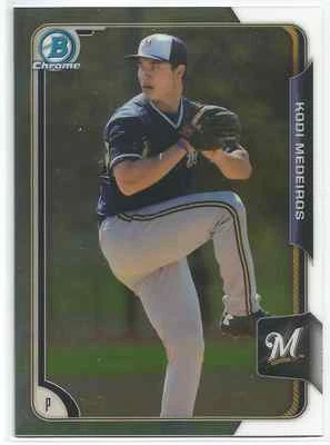 Kodi Medeiros Milwaukee 2015 Bowman Chrome Prospect Card - Image 1 of 2