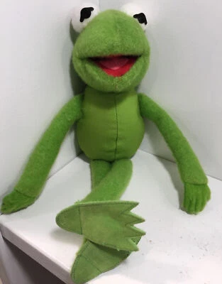 Vintage Kermit the Frog Jim Henson Muppets Doll Plush Rare - Image 1 of 4