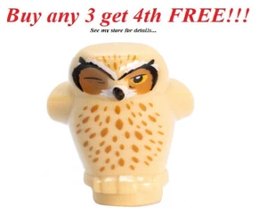 ☀️NEW LEGO Minifigure Mini Figure Minifig Animal Pet Bird Owl  Printed Tan - Picture 1 of 3