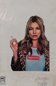 Kate Moss, Supreme, Limited Edition Print 22'x 15'x Signed Fairchild Paris. - Picture 1 of 12