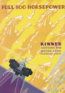 Kinner 100 HP Aircraft Engine Ad 10/23/2024ee - Picture 1 of 2