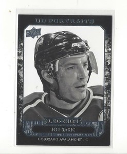 2014-15 Upper Deck UD Portraits #P45 Joe Sakic (Legends) Avalanche