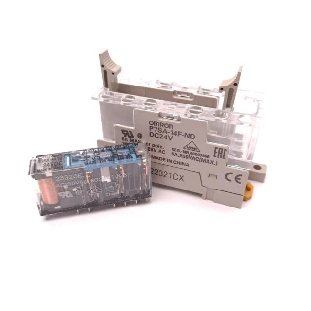 Omron P7SA-14F-ND 24VDC Socket for 6 Pole Relay