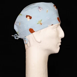 Star Wars Rabel Dreams on Blue Theme Scrub Hat - Picture 1 of 1