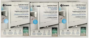 Swann Leak Alert Sensor - White - Detect Leaks Mobile Alert - Lot of 3 Brand New - Picture 1 of 1