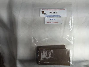 50mm x 100mm bases for Wargaming (10) - Picture 1 of 2