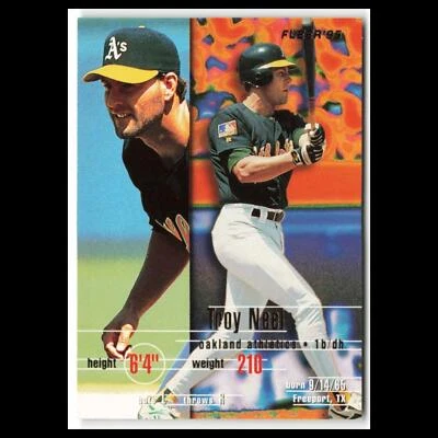 Troy Neel #250 1995 Fleer Oakland Athletics Baseball Card MLB NM - Image 1 of 3