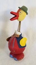 VINTAGE LONG NECK DUCK WEST GERMAN CANDY CONTAINER nodder bobber 9" tall