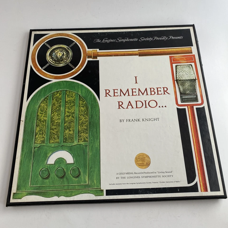 Винтажные виниловые пластинки Frank Knight «Я помню радио» 3 Wi/Storage Box суперчистые - Изображение 1 из 4