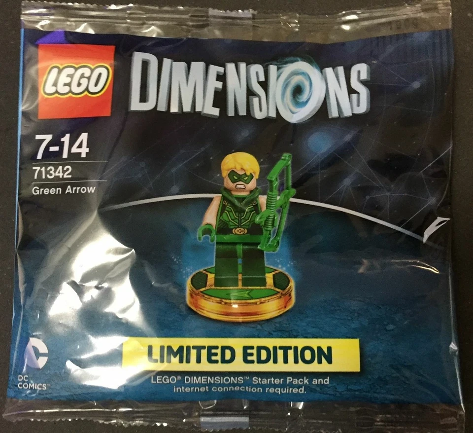 LEGO Dimensions 71342 Flecha Verde Minifigura - Edición Limitada Nuevo Polybag Foto 1 de 1