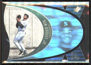 OLOGRAMMA DIE-CUT KEN GRIFFEY JR 1997 PONTE SUPERIORE SPx #SPX45 MARINERS HOF! - Foto 1 di 2