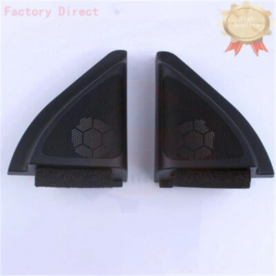 Cubierta de altavoz 2 piezas puerta delantera tweeter triángulo cubierta para Toyota Corolla 2006-13 Foto 1 de 4