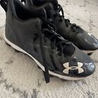 Boys Under Armour Black Cleats Size 5Y
