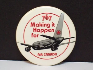 Air Canada Boeing 767 Jet Pin Airline Aviation Employee Making it Happen Vintage - Bild 1 von 3