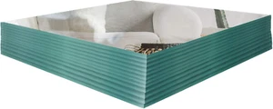 10" Square Mirror Candle Plate Set, 2 Mm Thick Tables Mirror Trays - Box of 12 G - Picture 1 of 9