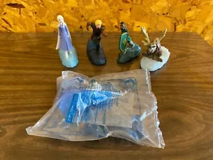 Mcdonald's Disney FROZEN ll (2) Small Mixed Lot of 5 Figures Olaf Elsa Kristoff - Picture 1 of 9