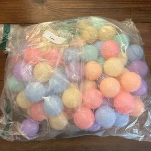 100 Balls For Ball Pit Plastic 2.2 Inch Children Toys Play Crush Proof GOGOSO - Picture 1 of 5