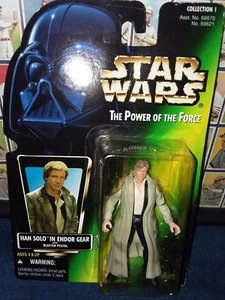 FIGURA DE ACCIÓN HAN SOLO ENDOR GEAR BLASTER STAR WARS NUEVA EN PAQUETE KENNER 1997 - Imagen 1 de 4