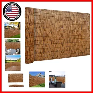 Durable 6' x 16.4' Natural Reed Privacy Fence for Indoor and Outdoor Use - Picture 1 of 9