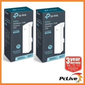 2x TP-Link CPE510 5Ghz 300Mbps 13dBi Outdoor Wireless Access Point Long Range - Picture 1 of 4
