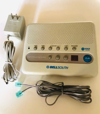 Bellsouth Digitaler Anrufbeantworter Modell 1187 mit Netzteil Wandkabel - Bild 1 von 4