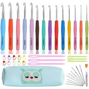 Juego Ganchos de Ganchillo Trébol Amour Acero Pastel 14 Piezas Ergonómico Fácil Agarre Brillante - Imagen 1 de 7