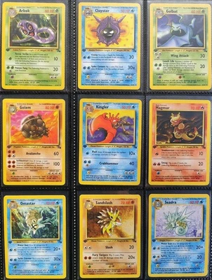 Fossil Set 1st Edition Bundle Joblot Pokemon Cards WOTC Pokémon TCG 1999 x29 - Image 1 of 4