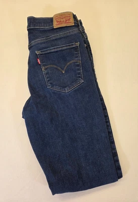 Levi's 311 Shaping Skinny Jeans Womens W29 Blue Stretch Pre-Loved Tummy Control - Image 1 of 4