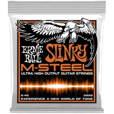 Saiten E-Gitarre Ernie Ball Hybrid Slinky M-Steel 2922 .009-046 Gitarrensaiten E