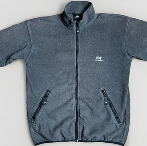 Giacca pile Helly Hansen uomo piccola grigia Polartec full zip outdoor escursionismo - Foto 1 di 9